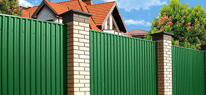 Забор из профнастила